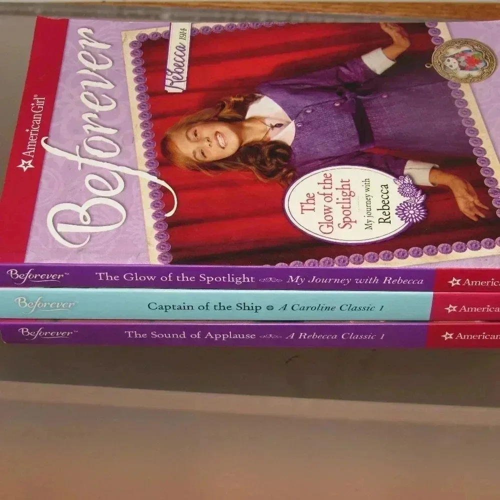 American Girl Doll (3) Books BEFOREVER Series~Sound of Applause,Captain of Ship+